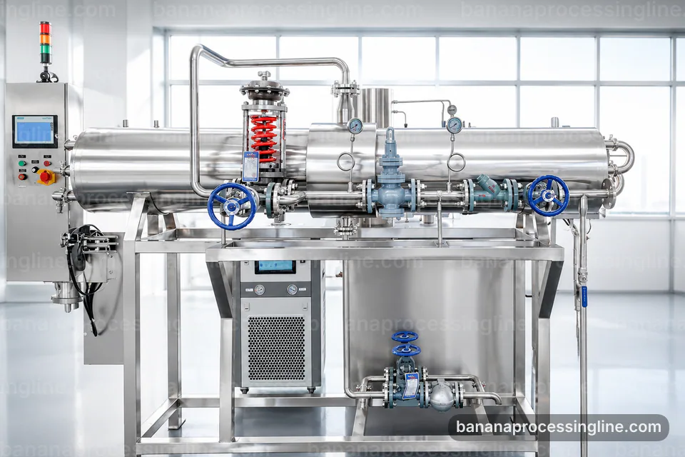 industrial banana pulp processing line, proposal requirements: maceration with fiber refinement section operating stage